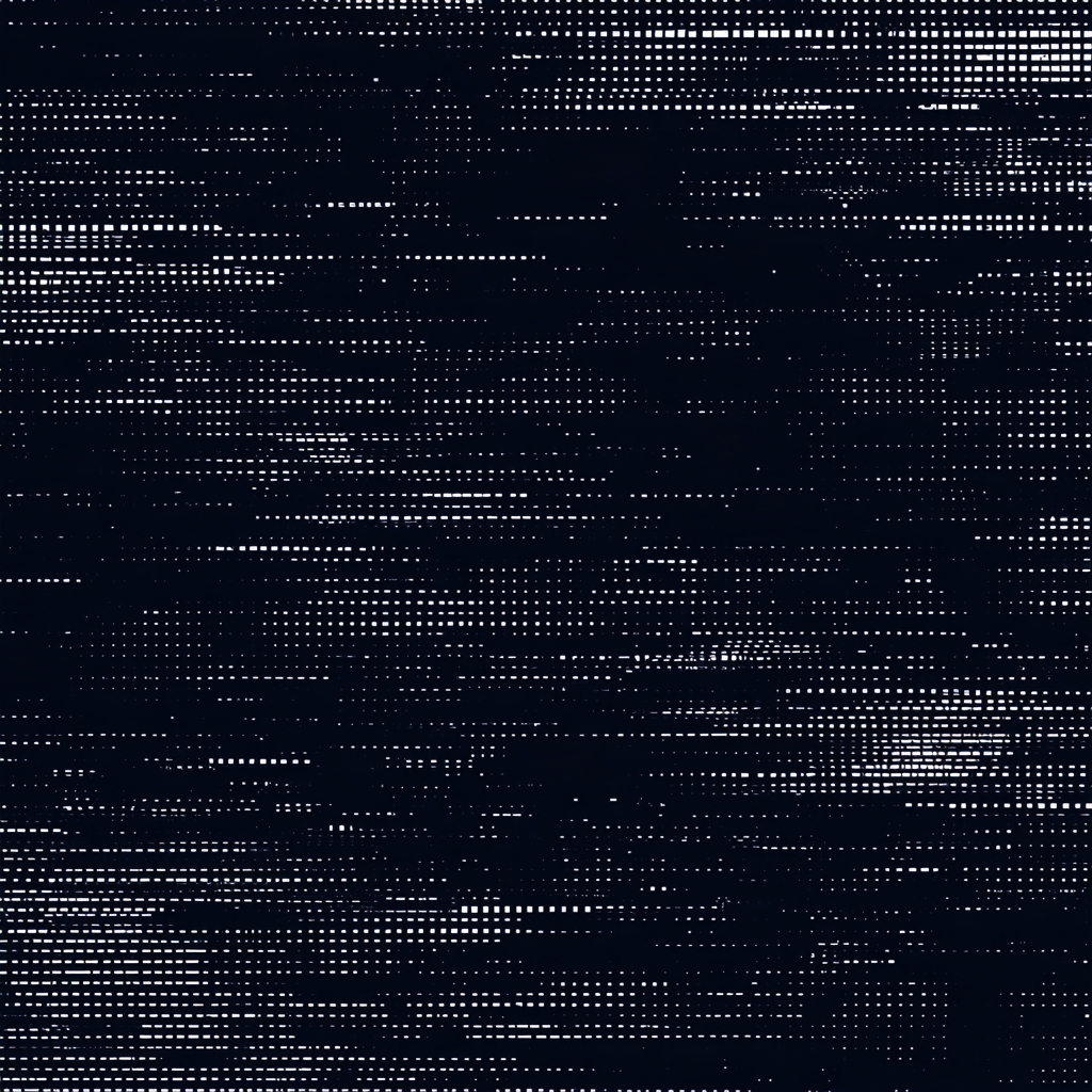 A blue dithered abstract field, representing the ALM asset lifecycle.